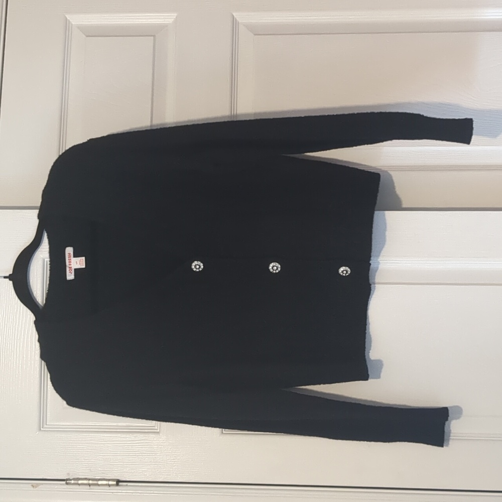 Joe Fresh fuzzy button up cardigan